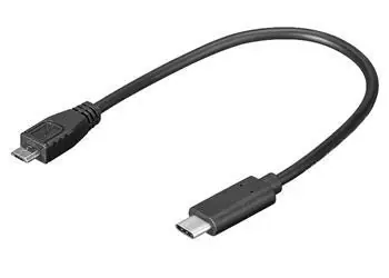 PremiumCord adaptér USB-C - microUSB 2.0 / Adaptér / 0,2 m