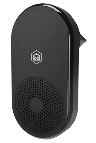 Nedis Zásuvný gong pro videozvonek / Zvonek / 433 MHz / Síťové napájení / WIFICDP11BK, WIFICDP21BK, WIFICDP31BK
