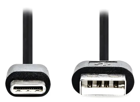 Nedis USB-C černá / Datový kabel / USB-C - USB-A / USB 2.0 / 3 m