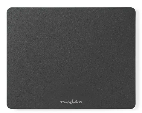Nedis Ergonomická podložka pod myš černá / Podložka pod myš / 240 x 190 mm / ultratenká