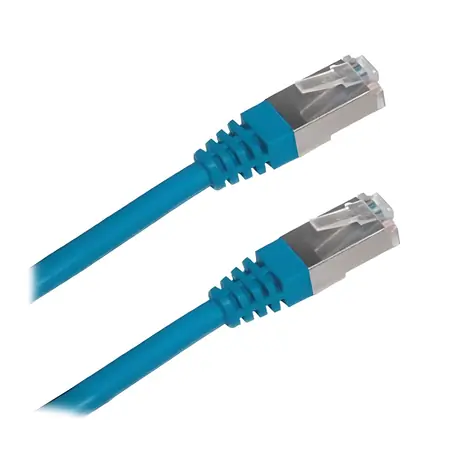 XtendLan Patch kabel Cat5e FTP 0,5m modrý / Patch kabel / RJ45-RJ45