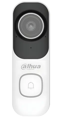 Dahua DB41AW bílá / Chytrý domovní zvonek / Wi-Fi / 4 Mpix / IP65 / CZ aplikace