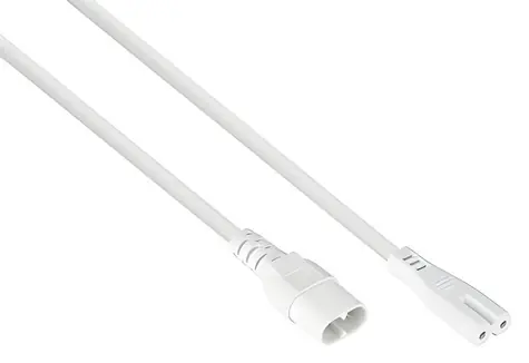 Kabelmeister prodlužovací kabel C8-C7 bílá / Napájecí kabel / 5 m / 250 V