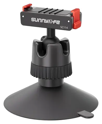 Sunnylife SC114 / Magnetický adaptér / pro DJI Osmo 360, Action 5 Pro, 4, 3 / kulový kloub 360° / přísavka 68 mm