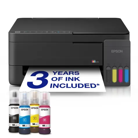 Epson EcoTank ET-2910 černá / Inkoustová multifunkce / A4 / tisk & skenování & kop. / USB & Wi-Fi