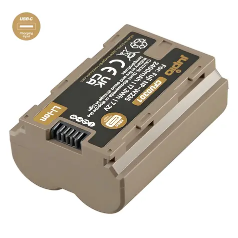 JUPIO NP-W235 Ultra C / Akumulátor pro Fujifilm / 2400 mAh / USB-C