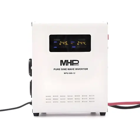 MHPower WPU-500-12 / Napěťový měnič / 500W / čistý sinus / 12V