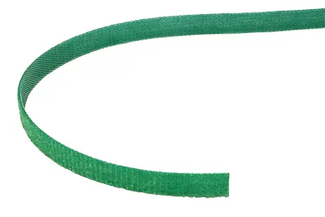 OEM Value Stahovací páska na suchý zip 10 mm zelená / Stahovací páska / 25 m