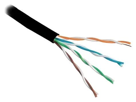 Planet Elite UTP kabel drát venkovní / Síťový kabel / Cat5e / 4 páry / PE plášť / cívka 305 m / Dca