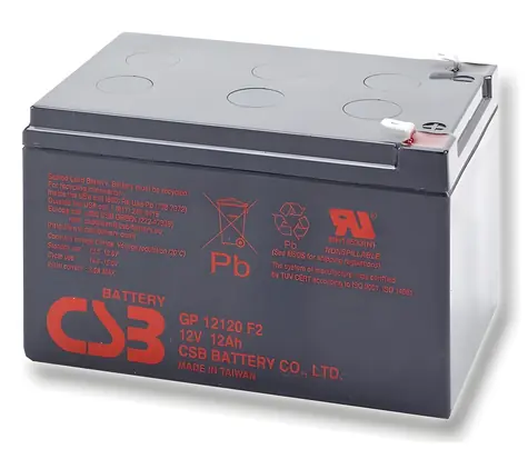 CSB GP12120 F2 / Záložní akumulátor VRLA AGM / 12V / 12Ah