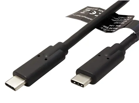Roline USB-C - USB-C kabel 50 cm černá / Kabel / USB 3.2 Gen 2x2 / PD 100W / 20 Gbps