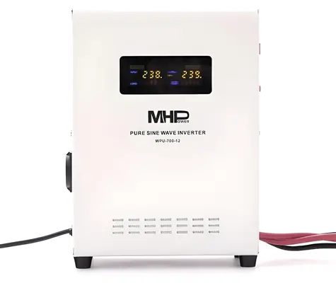 MHPower WPU-700-12 / Napěťový měnič / 700 W / čistý sinus / 12V