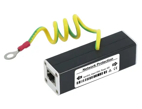 XtendLan Přepěťová ochrana UTP vedení / Ochrana proti přepětí / 100/1000 Mbit / zemnící vodič / 2 páry