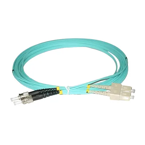 XtendLan FO patch ST-SC 2m / Optický patch kabel / 50/125 OM3 duplex / LS0H