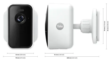 Yale SV-OC-1A-W bílá / IP kamera / venkovní i vnitřní / 1920x1080 / 154° / Noční vidění / Wi-Fi