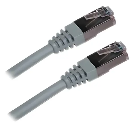 XtendLan Cat6A šedý / Patch kabel / S/FTP / 20 m / LSZH