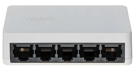 HiLook NS-0505D / Switch / 5 portů / 10/100/1000 Mbps / RJ45 / Plast