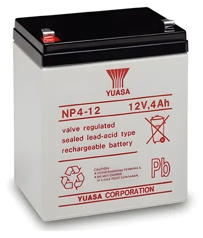 Yuasa NP 4-12 / Akumulátor VRLA / 12V / 4Ah / bezúdržbový