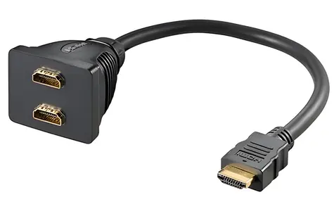 OEM Redukce HDMI A(M) - 2x HDMI A(F) / Redukce