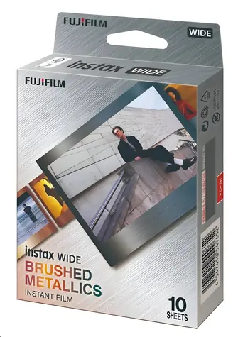 Fujifilm Instax Wide Brushed Metal / Instantní film