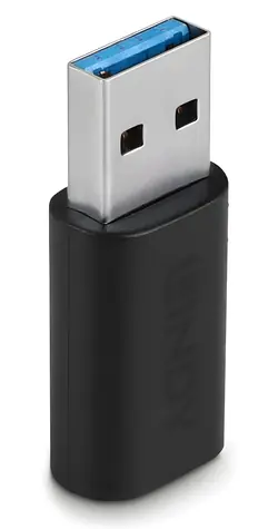 Lindy USB-A - USB-C černá / Adaptér / USB 3.2