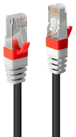 Lindy Cat6a S/FTP černá / Patch kabel / RJ45-RJ45 / PIMF / 5 m / 10 Gbit/s