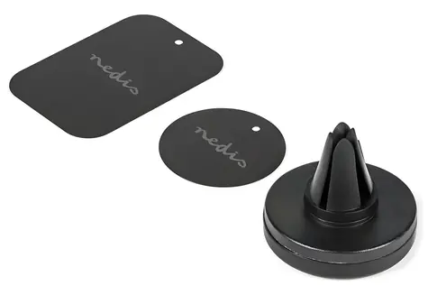 NEDIS magnetický držák do ventilace černá / Držák telefonu do auta / univerzální 4-6