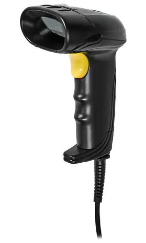 Nedis Čtečka čárových kódů CMOS černá / Čtečka čárových kódů / 1D lineární / 2D/QR / Kabelová / USB 2.0