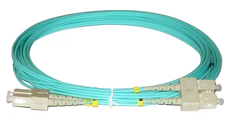 XtendLan FO patch SC-SC / Optický patch kabel / 3 m / OM3 50/125 / Duplex / LS0H