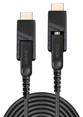 Lindy Micro-HDMI hybridní optický kabel 18G 30 m / HDMI kabel