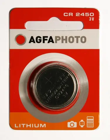 AgfaPhoto CR2450 / Knoflíková baterie / Lithiová / 3V / 1 ks