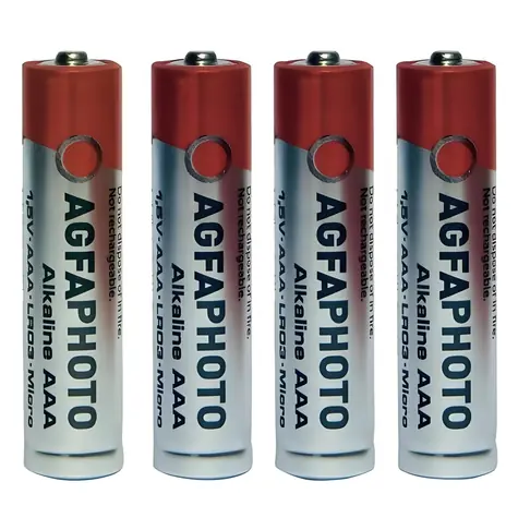 AgfaPhoto Power alkalická baterie AAA LR03 4ks / Baterie / Alkalická / 1,5 V
