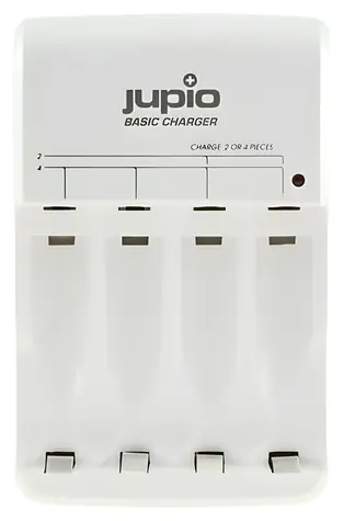 JUPIO Basic Charger / Nabíječka baterií / AA, AAA / 2 nebo 4 ks