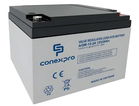 Conexpro AGM-12-28 / Baterie / AGM VRLA / 12V/28Ah / T12