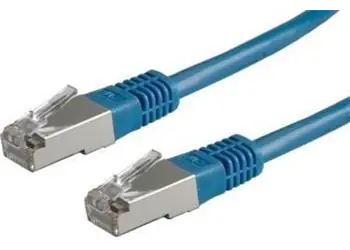 DATACOM Patch kabel S/FTP Cat6 modrý, 0,5 m / Patch kabel / RJ45-RJ45