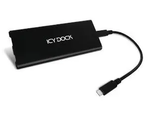 ICY DOCK MB861U31-1M2B černá / Externí box pro M.2 NVMe SSD / USB-C 3.1 / M.2 22110-2230
