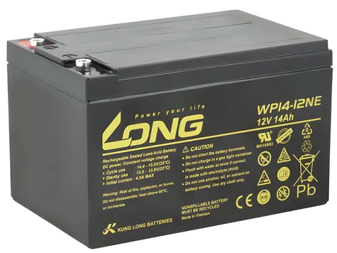 Long WP14-12NE / Olověný akumulátor / 12V / 14Ah / AGM DeepCycle / konektor M5