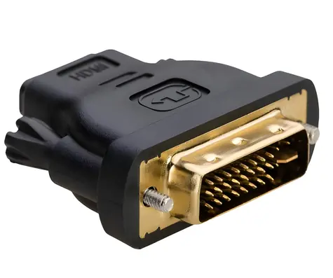 Akyga adaptér DVI-M 24+5 - HDMI-F černá / Adaptér / Duplex