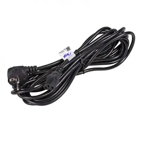 Akyga AK-PC-05A černá / Napájecí kabel / 5 m / IEC C13 / CEE 7/7