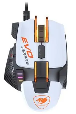 COUGAR 700M Evo eSPORTS bílá / Herní myš / optický senzor PMW-3389 / 16000 DPI