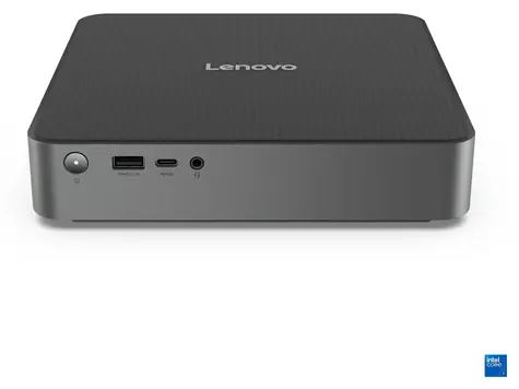 Lenovo IdeaCentre Mini 01IRH10R šedá / Mini PC / Intel Core 7 240H / 16GB / 512GB SSD / Intel Graphics / Bez OS