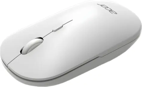 Acer AMR130 bílá / Bezdrátová myš / Ergonomická optická / 1600 DPI / USB + Bluetooth 5.2