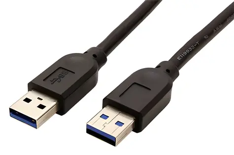 Roline USB-A (M) - USB-A (M) 1,8 m černá / Kabel USB / USB 3.0 / 5 Gbps