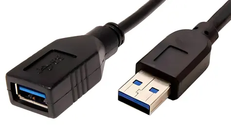 Roline USB 3.0 A-A černá / Prodlužovací kabel / M/F / 1,8 m