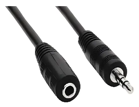 OEM Audio prodlužovací kabel Jack 3,5 mm / Audio kabel / Jack(M) - Jack(F) / 3 m