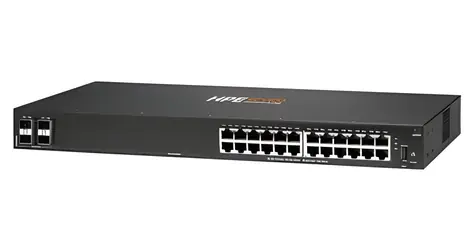 HPE Aruba CX 6000 / Switch / 24x Gigabit RJ45 portů / 4x SFP porty / L3 řízený
