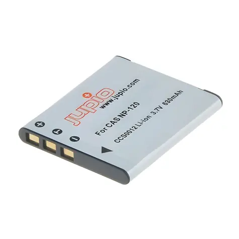 JUPIO Akumulátor pro digitální fotoaparát Casio (CCS0012) / NP-120 / 600 mAh