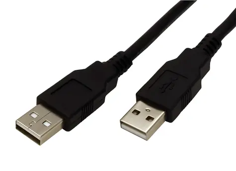 Roline USB 2.0 A-A černý / Kabel / propojovací / 0,8 m