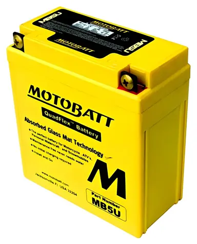 Motobatt MB5U / Baterie / 12V / 7Ah / 2 vývody