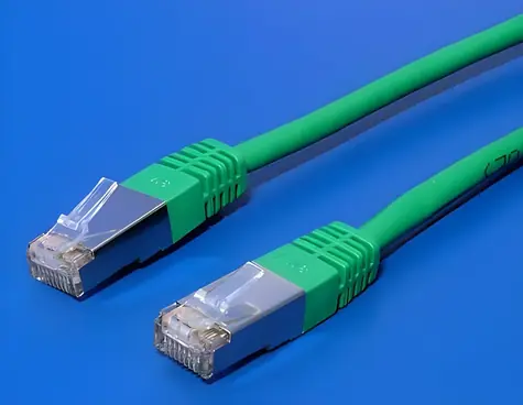 OEM zelená / Patch kabel / Cat5e FTP / RJ-45 / 1 m